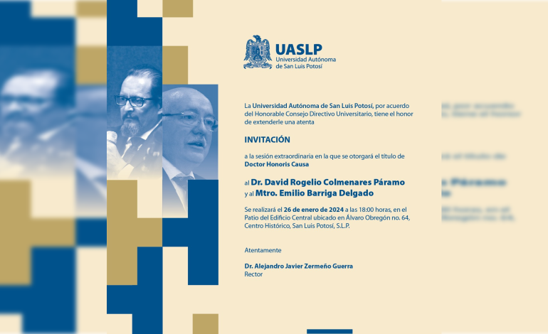  UASLP entregará honoris causa a funcionarios de la ASF