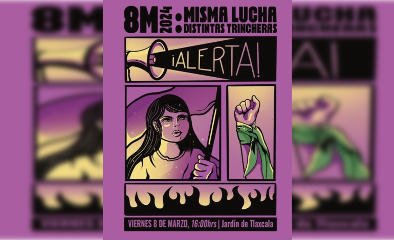  Colectivas feministas anuncian marcha por el 8M en SLP