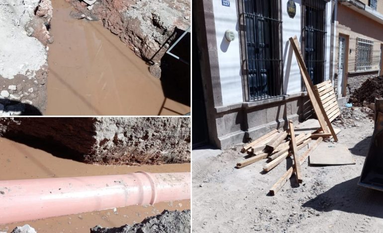  Se quejan vecinos por drenaje colapsado en obras de San Miguelito