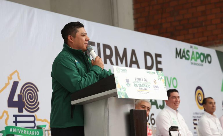  Gallardo se compromete a proteger la Sierra de San Miguelito de los fraccionadores