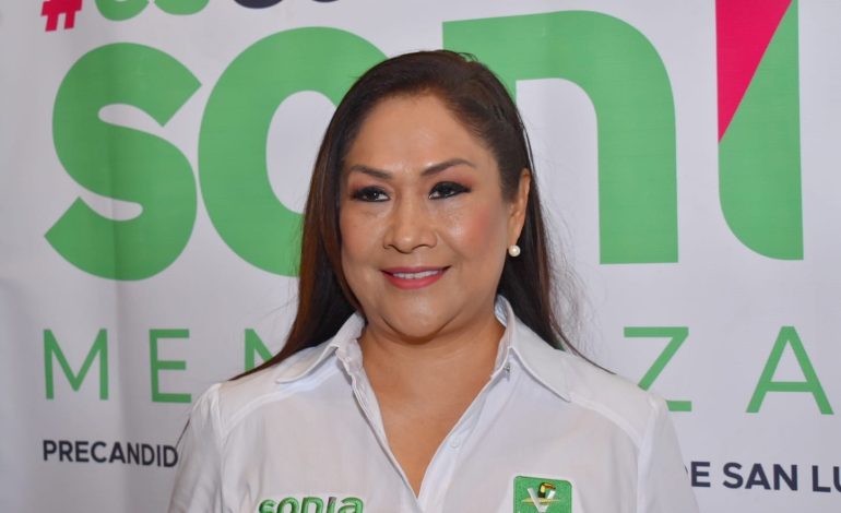  Eligen a Sonia Mendoza candidata del PVEM al Ayuntamiento de SLP