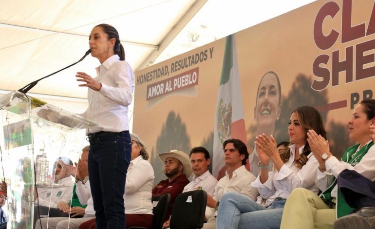  Claudia Sheinbaum presenta plan de trabajo en SLP