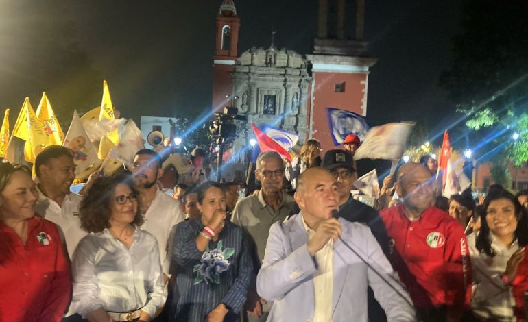  Predomina rechazo al PRI en primer mensaje de Galindo como candidato