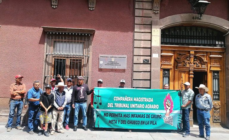  Ejidatarios de La Pila presentan demanda por irregular asamblea