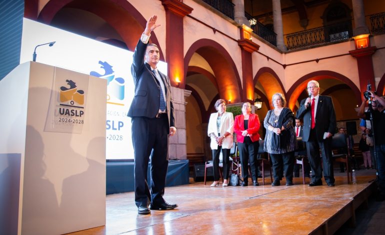  Alejandro Zermeño toma protesta como rector de la UASLP 2024 – 2028