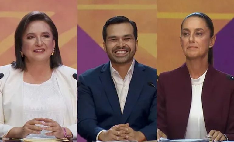  Gallardo y Galindo vieron ganar el debate presidencial a sus candidatas