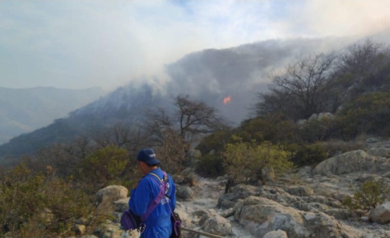  Incendio en la Sierra San Miguelito ha afectado 40 hectáreas