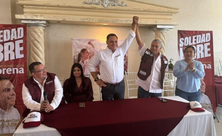  Declina candidato de MC a favor de Juan Carlos Velázquez en Soledad