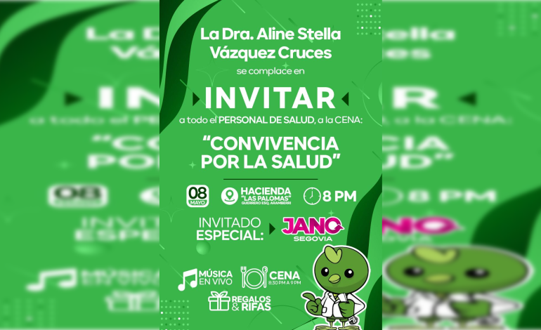  Funcionaria del sector Salud convoca a evento con candidato del PVEM