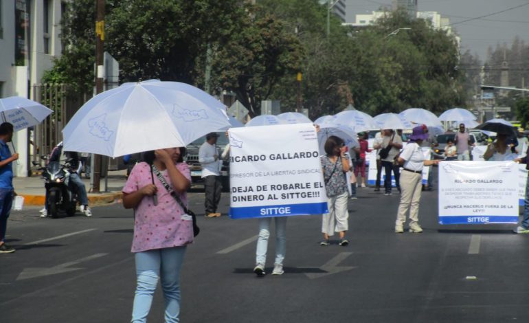  SITTGE regresa a las calles para exigir sus derechos y el fin de la represión