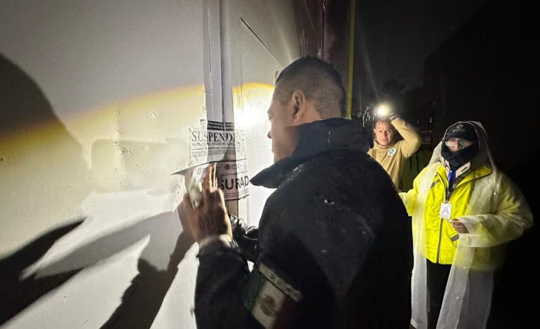  Sancionan 15 negocios durante operativo de fin de semana en la capital