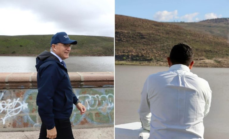  Gallardo y Galindo se hacen publicidad en las presas