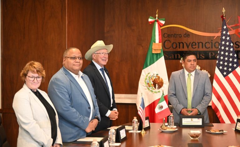  SLP, atractivo para las inversiones, pero con pendientes en seguridad: Ken Salazar