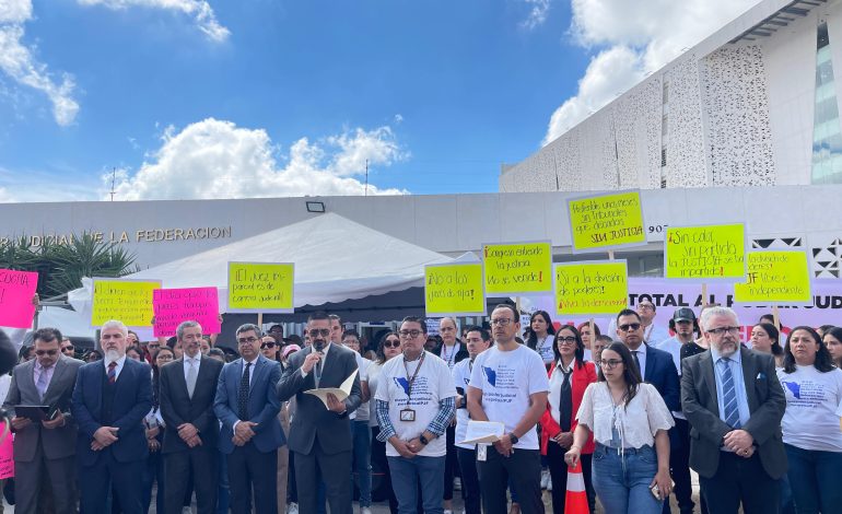  (VIDEO) Jueces y magistrados de SLP se unen al paro contra la reforma al Poder Judicial Federal