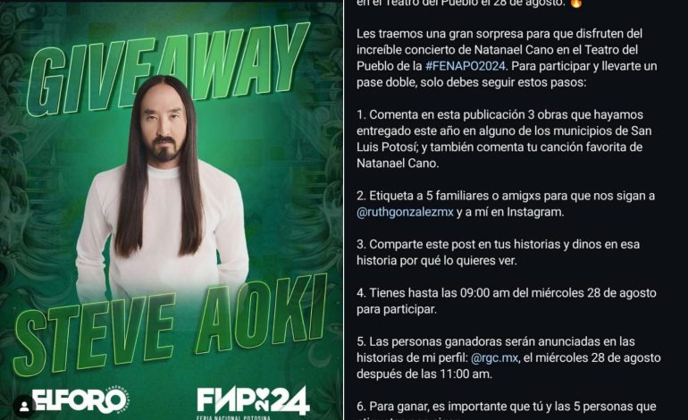  Accesos VIP al Teatro del Pueblo a cambio de seguidores para el gobernador