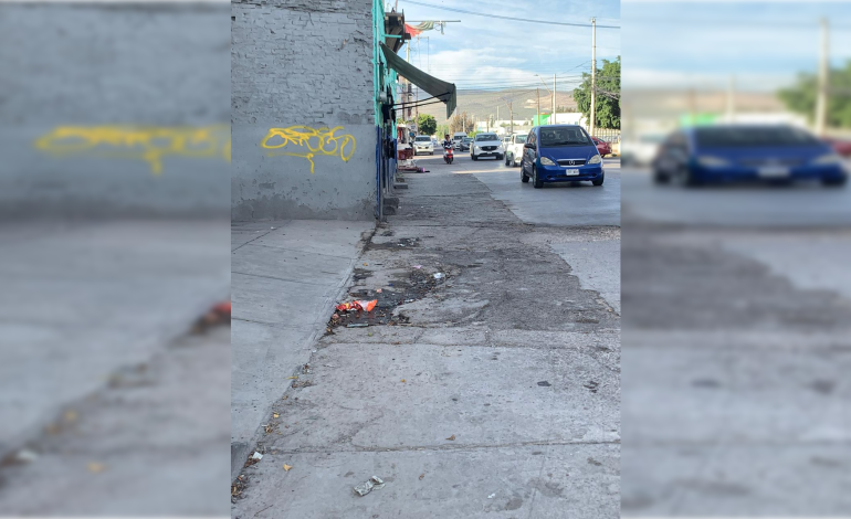  Coronel Romero, una vía intransitable para peatones