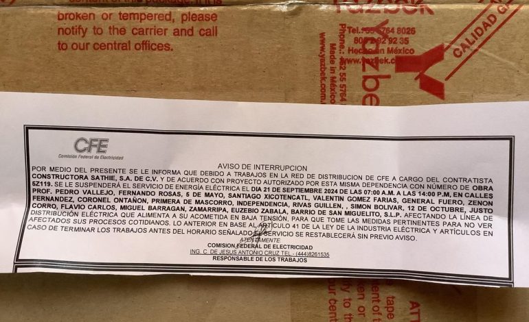  Vecinos alertan por corte de energía en San Miguelito el 21 de septiembre