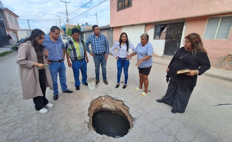  Villa de Pozos enfrenta carencias de bacheo e infraestructura