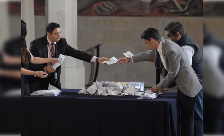  Estiman gasto de hasta 15 mil mdp para la elección judicial en México