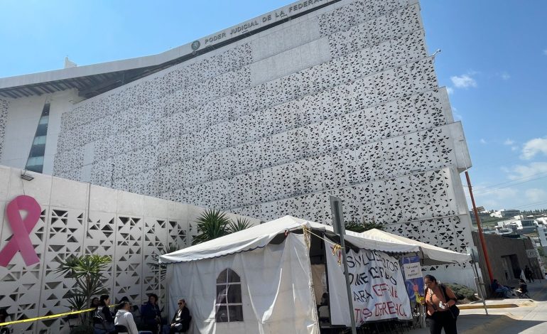  Continúa el paro del Poder Judicial Federal en SLP