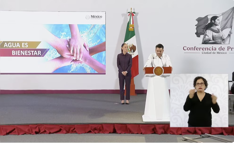  Claudia Sheinbaum presenta el Plan Hídrico Nacional