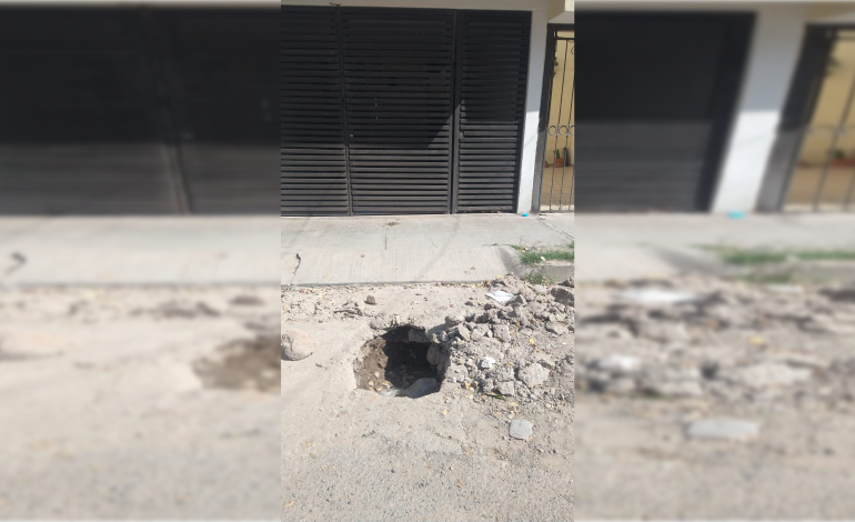  Vecinos denuncian falta de atención a baches, pese a reportes a través de “Güicho”