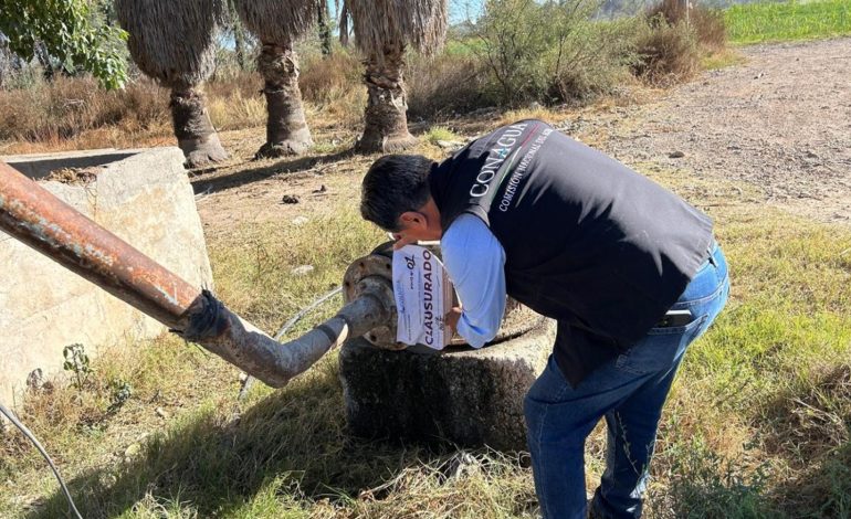  Conagua clausura pozo ilegal en Cerro de San Pedro