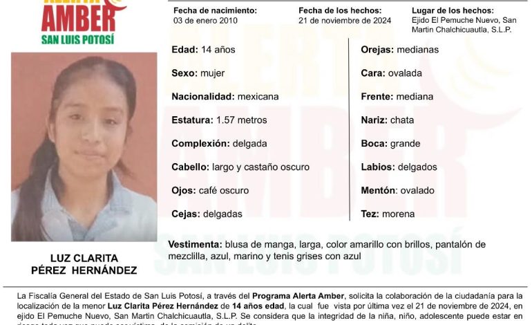  Localizan el cuerpo de Luz Clarita en San Martín Chalchicuautla