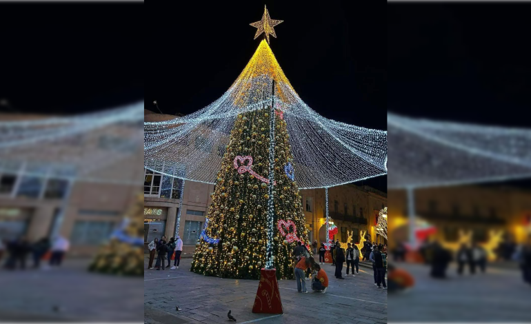  Luces, sonrisas y reflexiones: diciembre ilumina el Centro Histórico de SLP