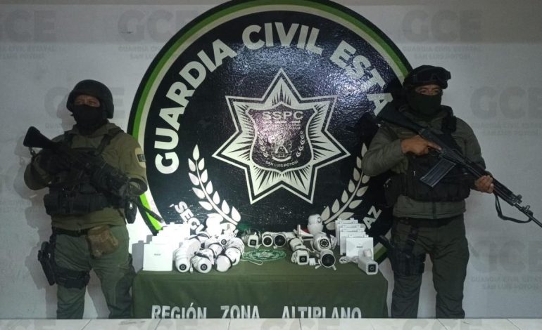  Desmantelan red de cámaras ilegales en Matehuala