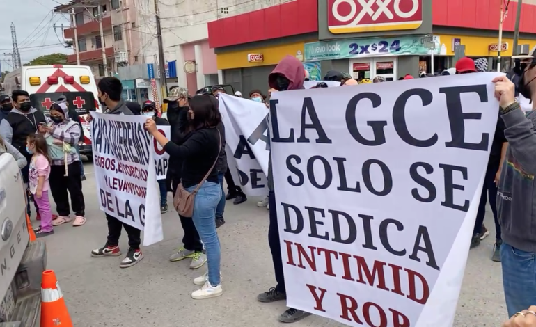  Denuncias contra la Guardia Civil Estatal provocan manifestación en Ciudad Valles