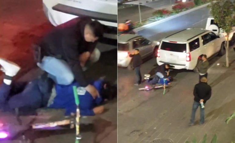  Video | Detienen a presunto escolta de diputado federal por agredir a ciclista