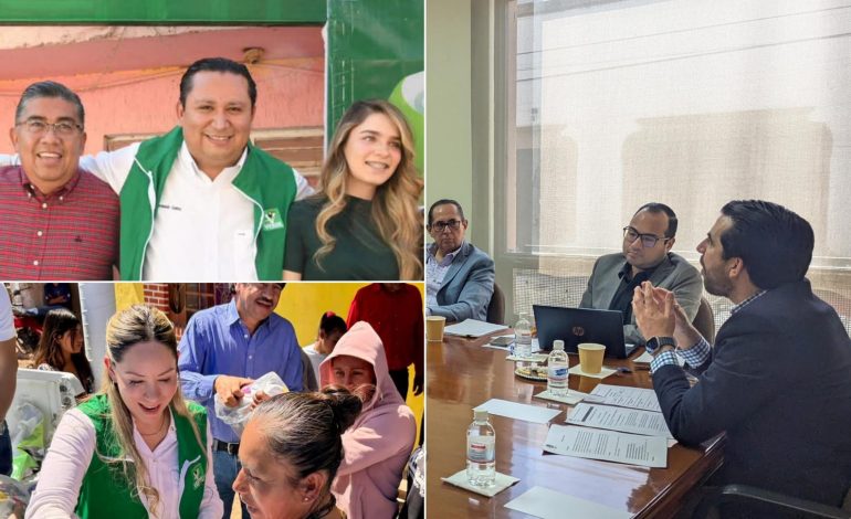  Diputados del PVEM abandonan su trabajo para asistir a eventos municipales y hacer recorridos