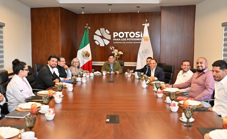  Delegados federales de la 4T y Gallardo se reunieron y acordaron trabajar coordinadamente