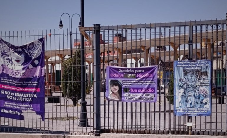  Dañan manta que exige justicia para Odalis Hipólito, mientras familia espera resoluciones judiciales