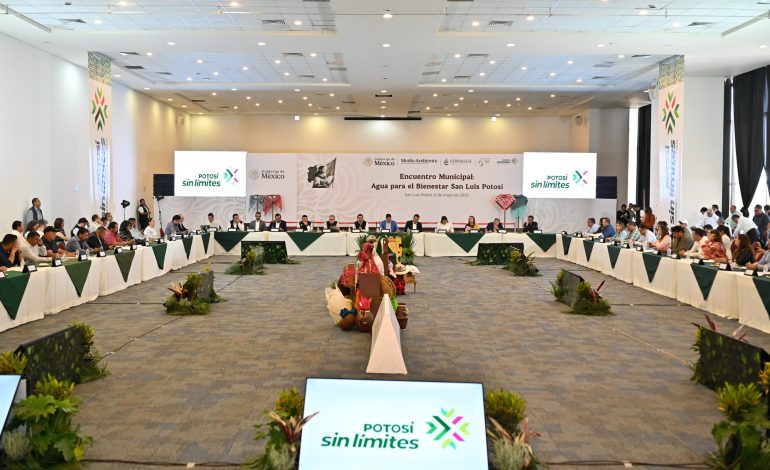  Realizan encuentro “Agua para el bienestar” en SLP