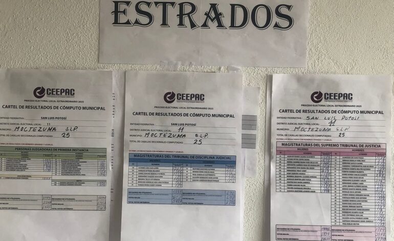  Lourdes Zarazúa y Zelandia Bórquez lideran preferencias de la elección judicial de SLP