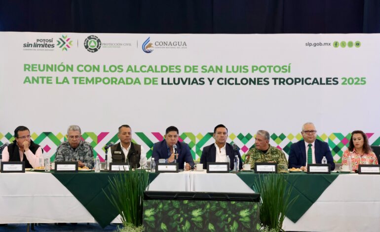  Gobierno de SLP pide que ayuntamientos atiendan daños causados por las lluvias