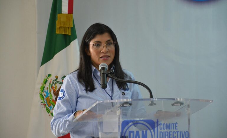  Verónica Rodríguez es reelecta como dirigente del PAN en SLP