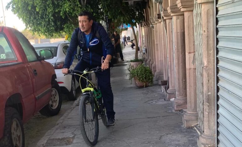  SLP pedalea todos los días; la bicicleta no es un lujo, es una necesidad