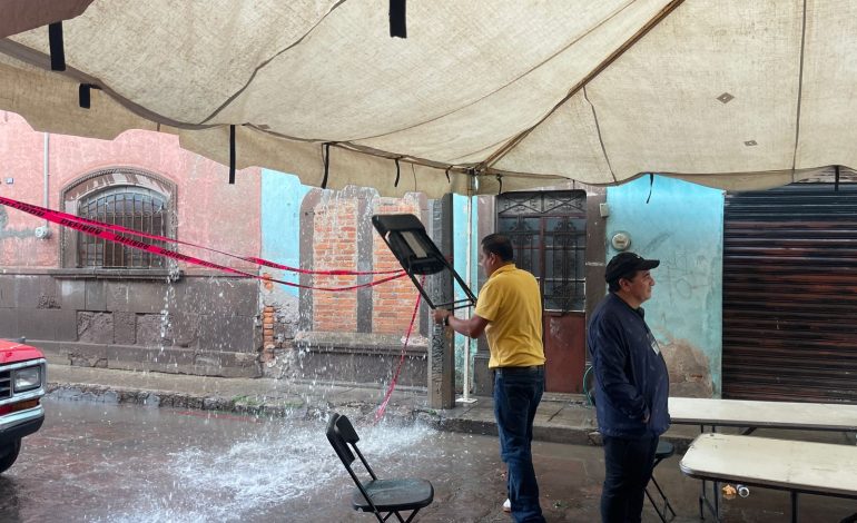  Sorpresa y suspensión: la lluvia altera el cierre de casillas en SLP