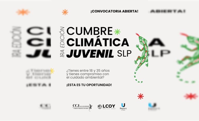  Lanzan convocatoria para la primera Cumbre Climática Juvenil en SLP