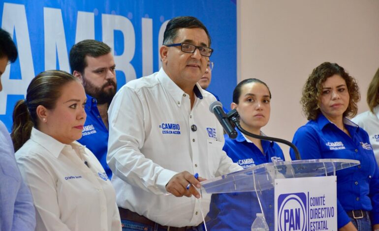  Dirigencia estatal del PAN lamenta confrontaciones internas y llama a la unidad