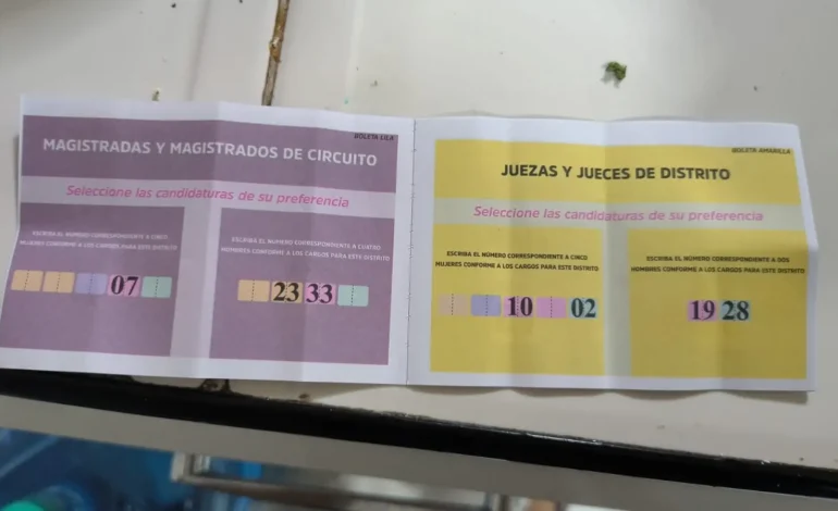  INE sanciona uso de “acordeones” en elección judicial; SLP entre las entidades señaladas