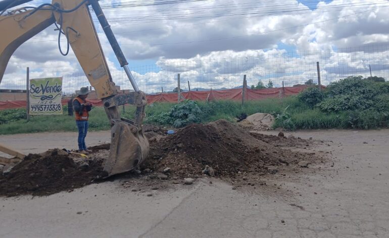  Seduvop abandona obra recién arrancada en Prolongación Moctezuma