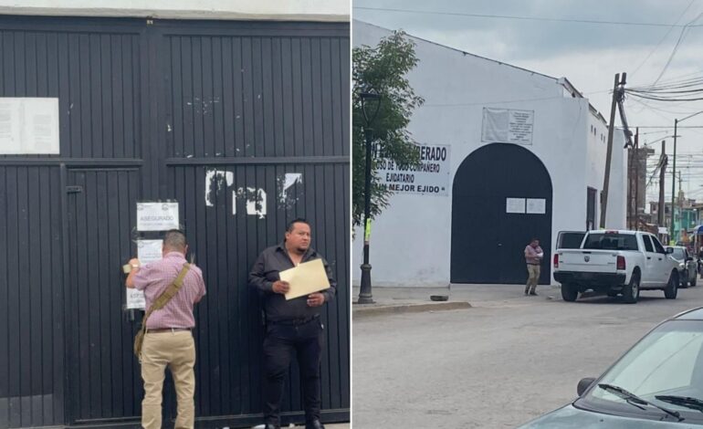  Pese a ordenar resguardo, FGE entrega salón ejidal de La Pila a Armando Zárate