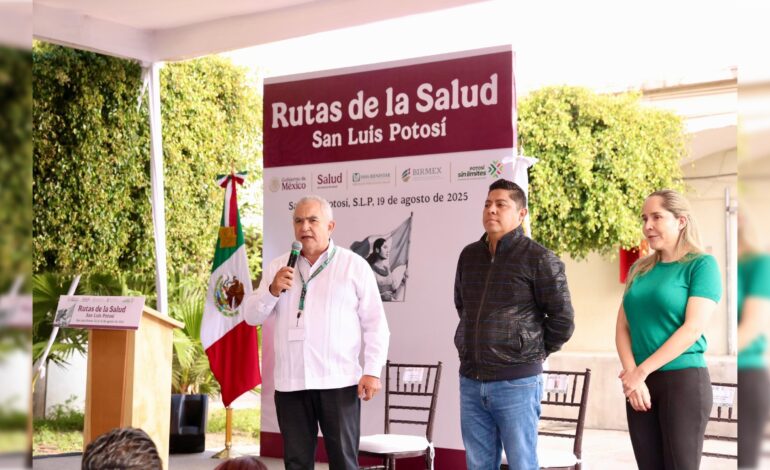  Con la promesa de resolver desabasto de medicinas arranca programa Rutas de la Salud en SLP