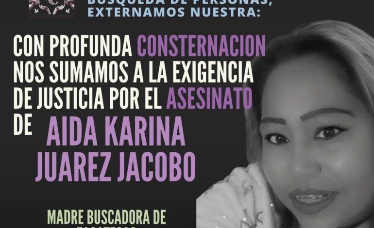  “Seguimos buscando a Goretty Guadalupe”: dice colectivo zacatecano ante el asesinato de madre buscadora, hallada en SLP