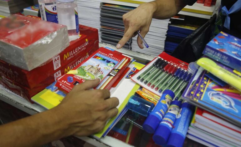 Canaco prevé aumento en las ventas de útiles escolares con respecto al año pasado