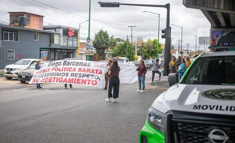  Conflicto laboral en el ITSLP deriva en bloqueos en la carretera Rioverde